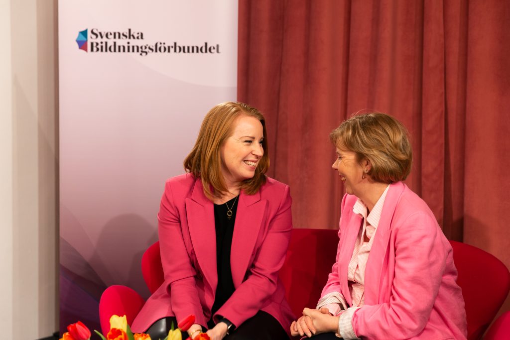 Annie Lööf och Anna-Maja Henriksson.