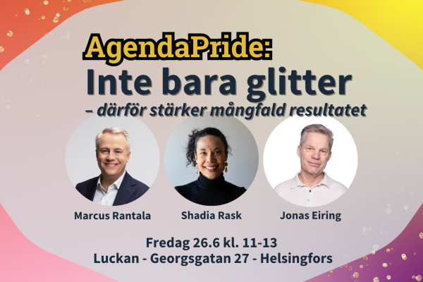AgendaPride 2026 omslagsbild