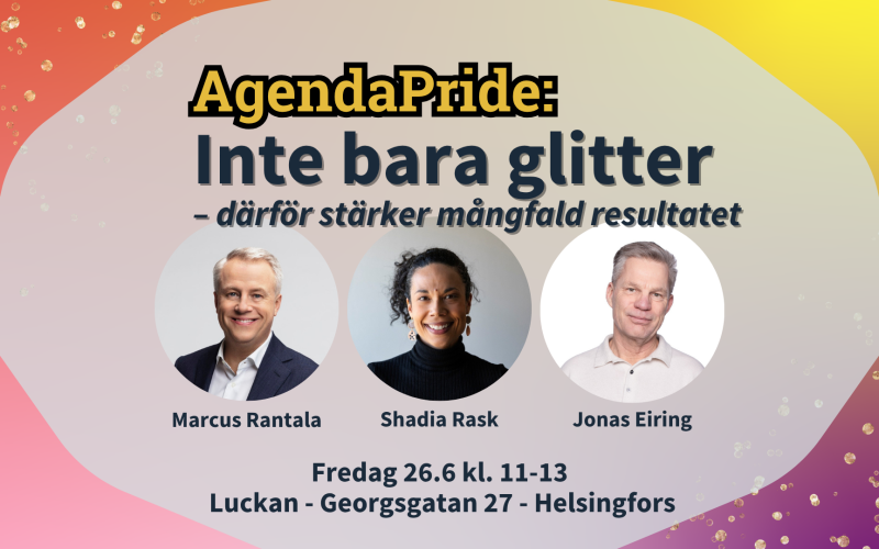 AgendaPride 2026 omslagsbild