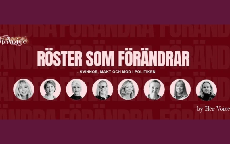 Bild på alla talare under evenemanget.
