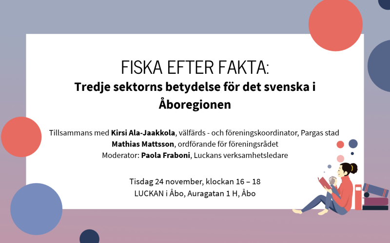 Bild med information om evenemanget i textformat.